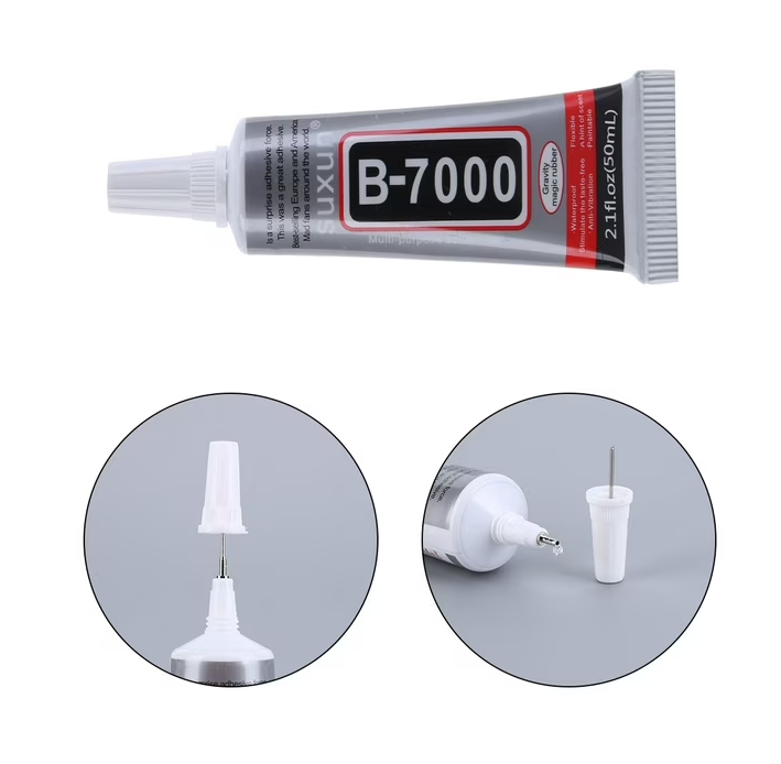 Pegamento B7000 Transparente Adhesivo para Pantallas de Celular 50ML