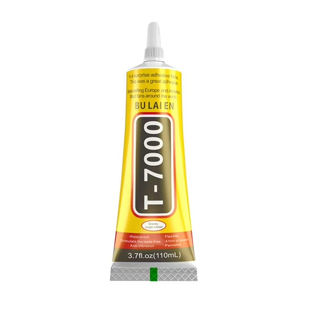 Pegamento T7000 Negro Adhesivo para Pantallas de Celular 110ML