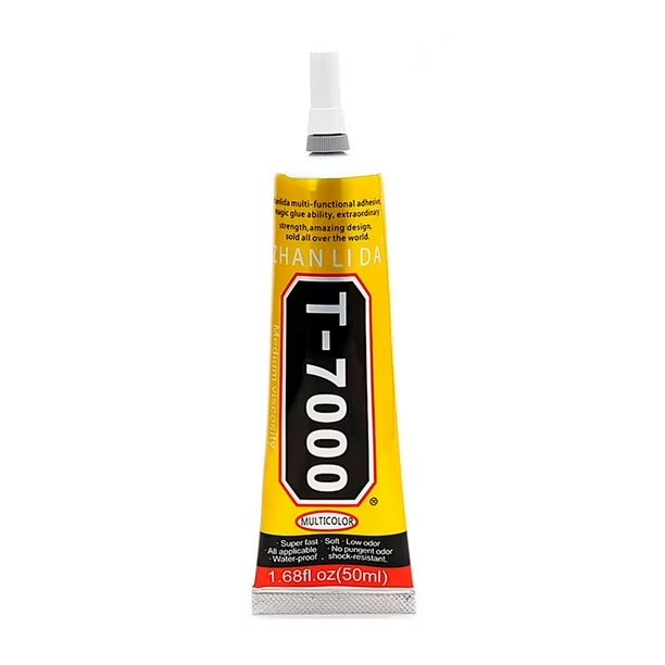 Pegamento T7000 Negro Adhesivo para Pantallas de Celular 50ML