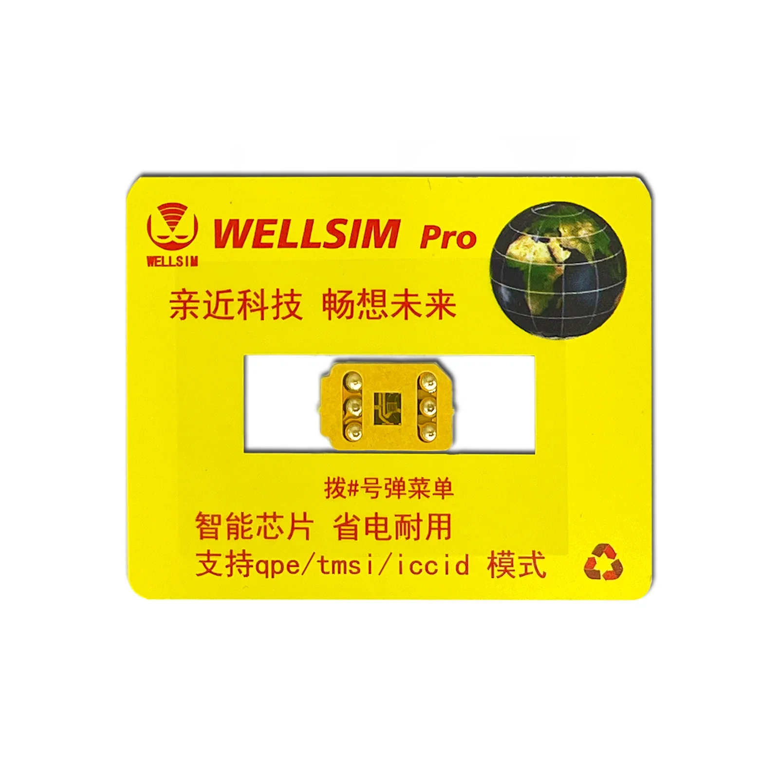 Chip RSIM compatible con smartphones – adaptador de señal SIM (accesorio técnico) WELLSIM PRO